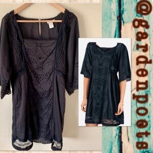 Sundance Catalog Bella Notte black eyelet dress breezy beautiful